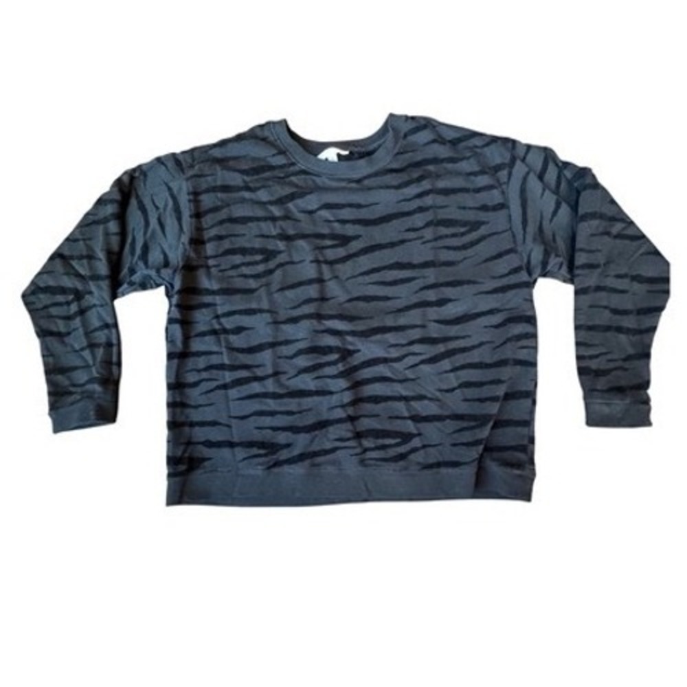 Time and Tru Girls Tiger Print Long Sleeve Sweatshirt Top Size S 4-6